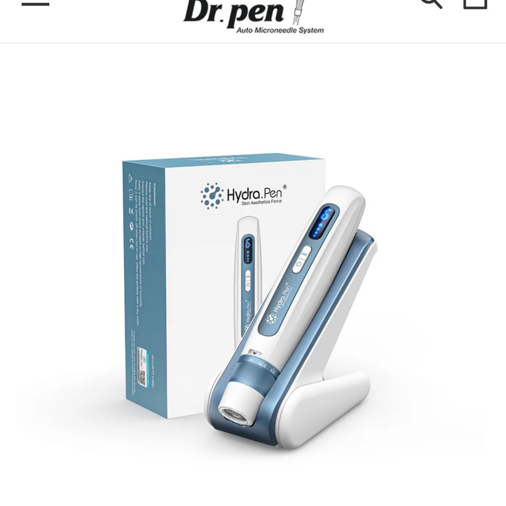 Dr Pen Hydra Pen Blue and White Microneedling Device